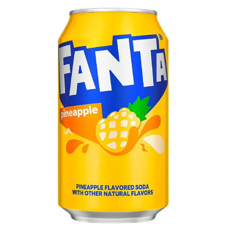 Fanta Ananas 355 ml Pack de 12 – Boisson Rafraîchissante Origine USA
