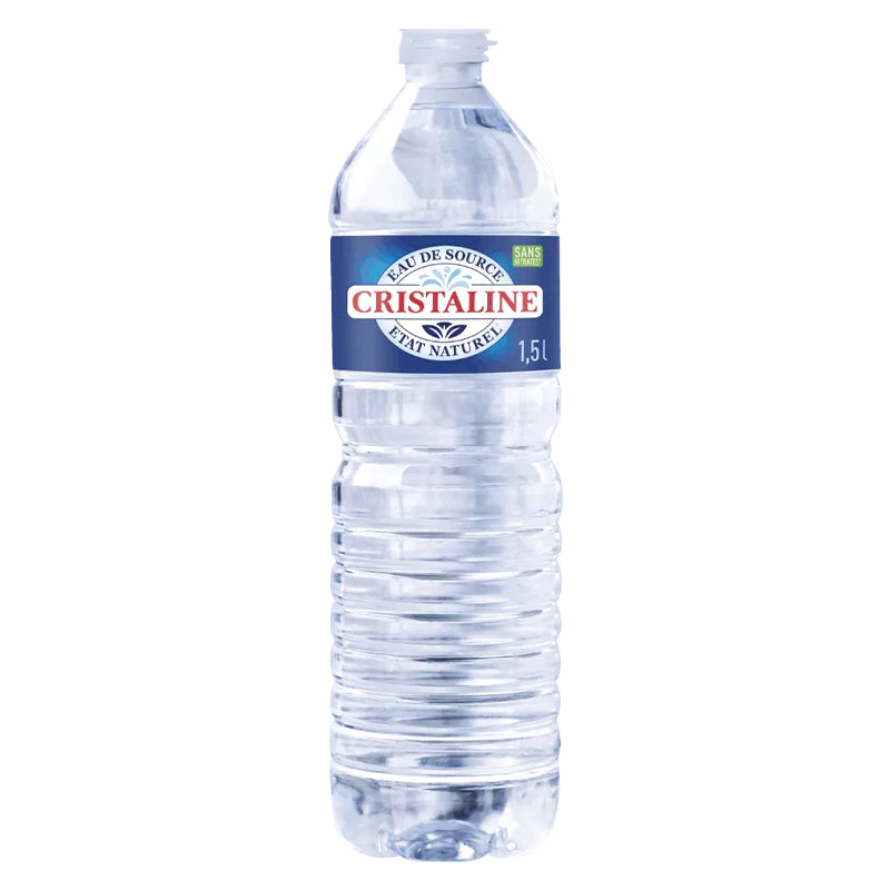 Cristaline Eau 1,5 L Pack de 6 – Eau Minérale Naturelle