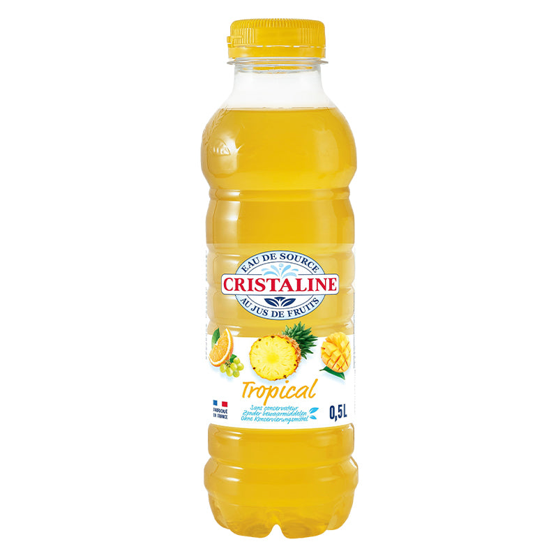 Cristaline Tropical 50 cl Pack de 24 – Boisson aux Fruits