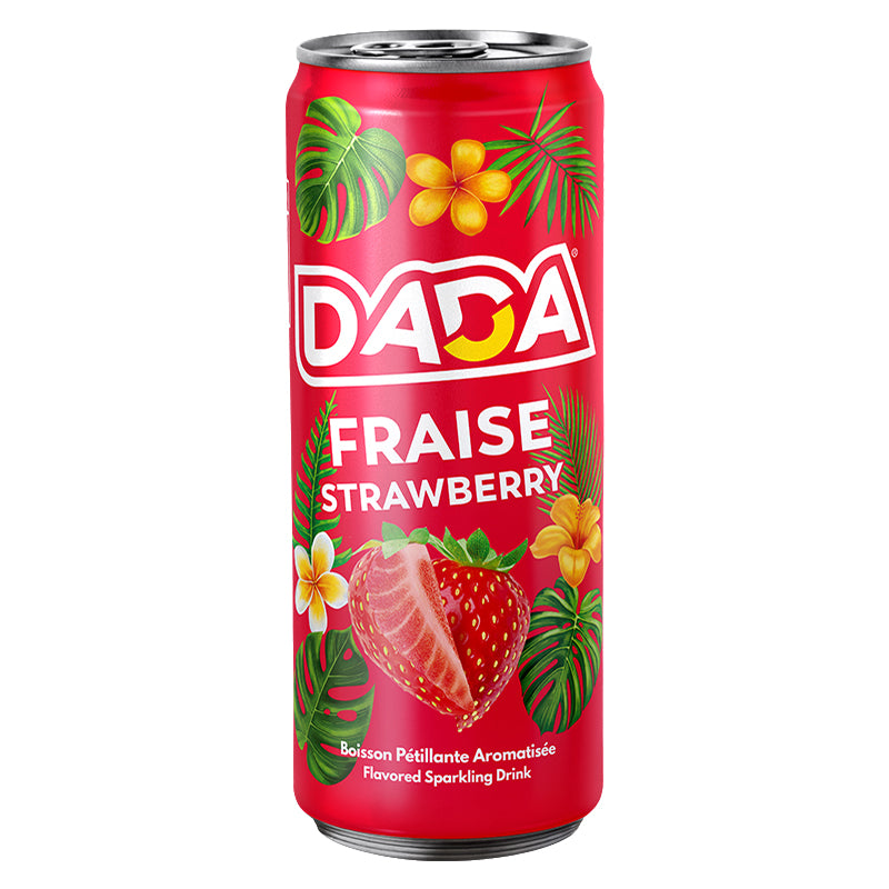 Dada Fraise 33 cl Pack de 24 – Boisson Rafraîchissante