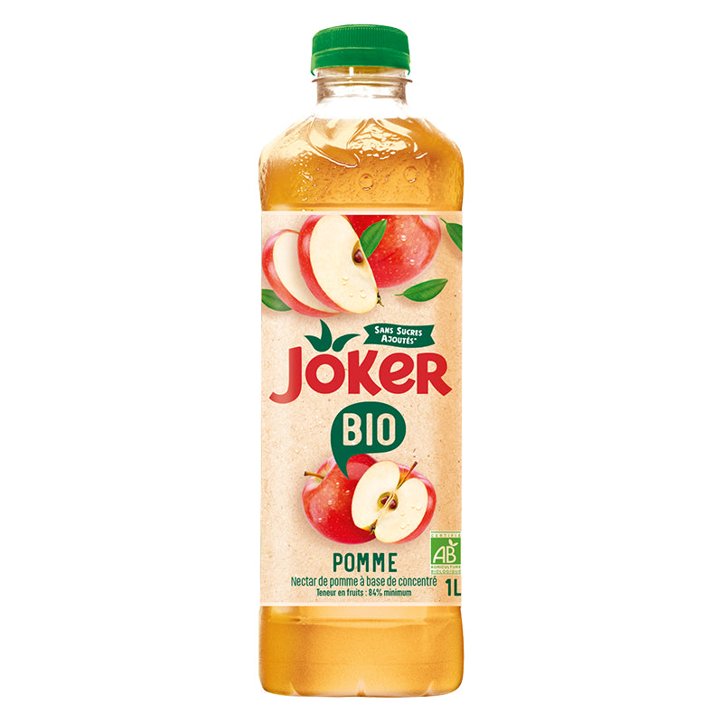 Joker Jus Pomme 1 L Pack de 6 PET – Jus de Pomme Naturel