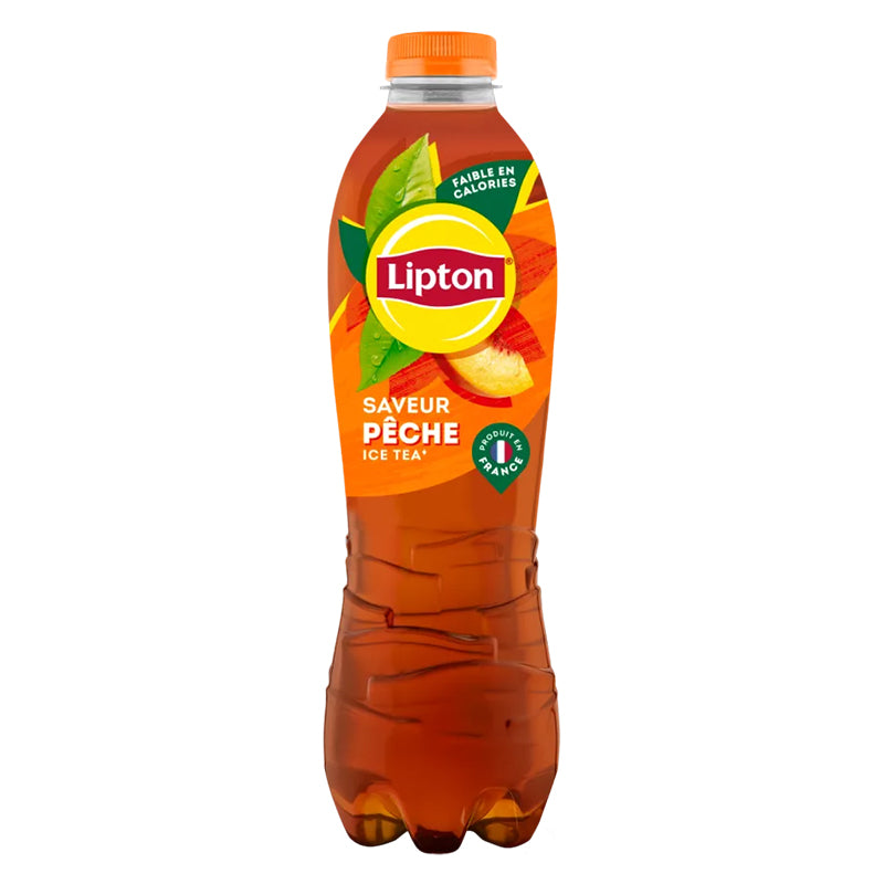 Lipton Ice Thé Pêche 1,5 L Pack de 9 – Boisson Rafraîchissante