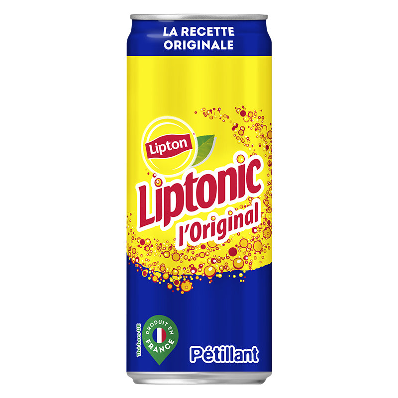 Lipton Liptonic Original 33 cl Pack de 24 – Boisson Rafraîchissante