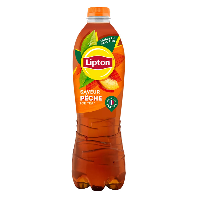 Lipton Pêche 1,25 L Pack de 6 – Boisson Rafraîchissante