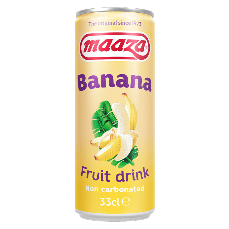 Maaza Banane 33 cl Pack de 24 – Boisson aux Fruits