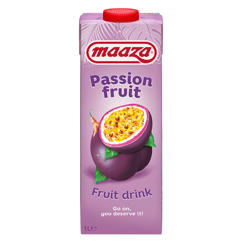 Maaza Passion 1 L Pack de 12 Brik Tetra – Boisson aux Fruits