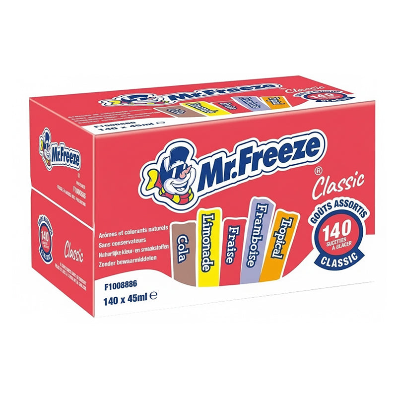 Mr Freeze 45 ml Pack de 140 – Boisson Glacée