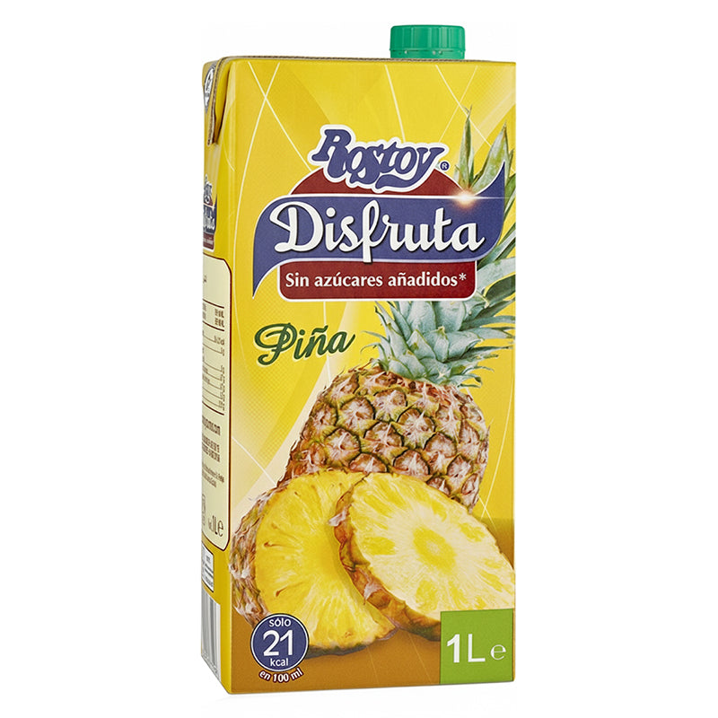 Nectar Rostoy Disfruta Ananas 1 L Pack de 12 – Boisson aux Fruits