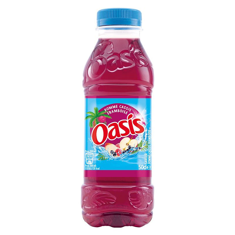 Oasis Pomme Cassis 50 cl Pack de 12 – Boisson aux Fruits