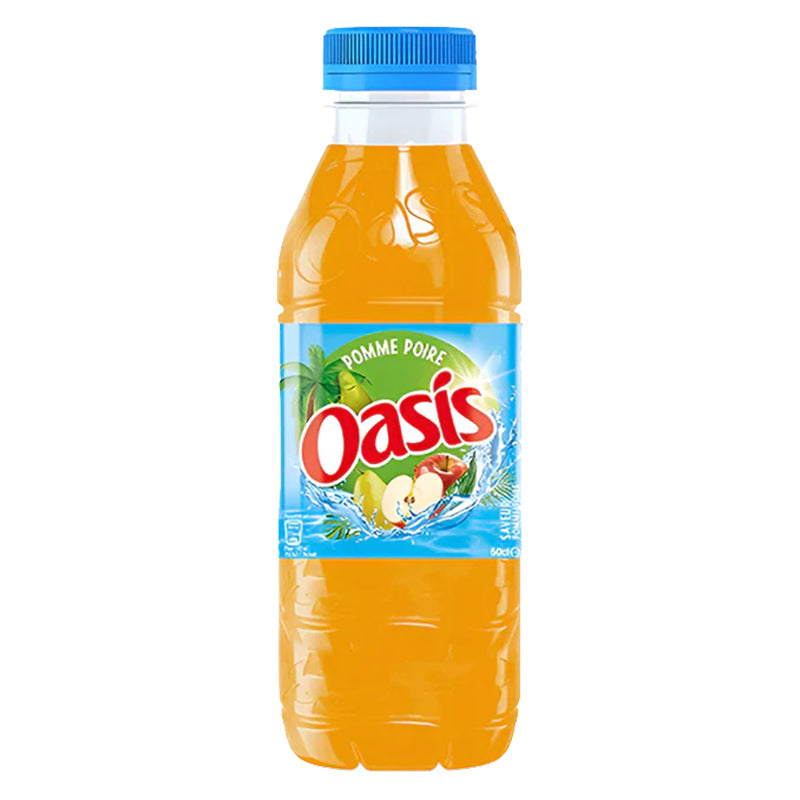 Oasis Pomme Poire 50 cl Pack de 12 – Boisson aux Fruits