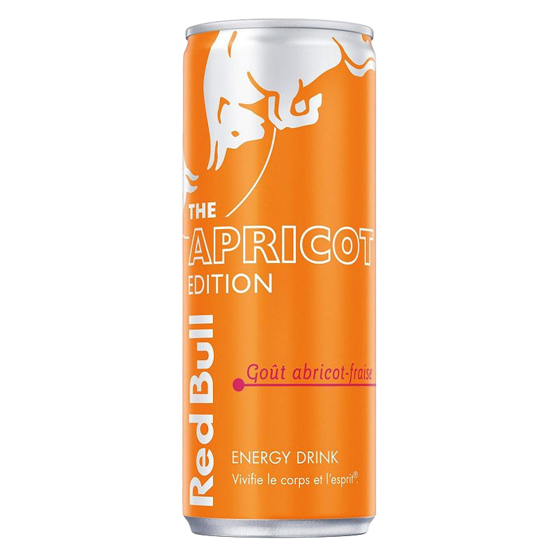 Red Bull Abricot Edition 25 cl Pack de 24 – Boisson Énergisante