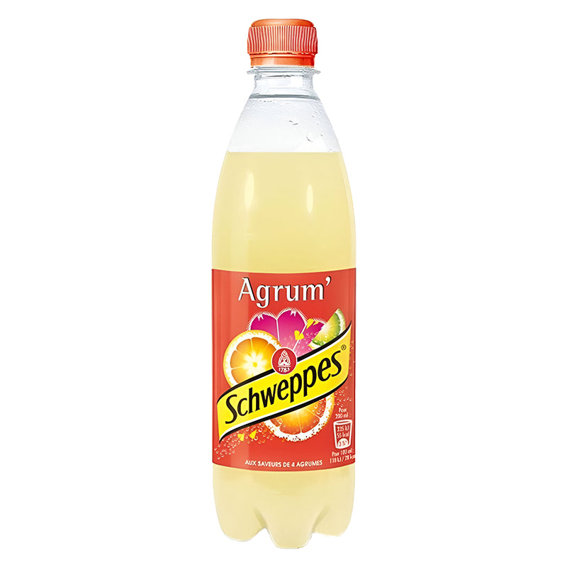 Schweppes Agrumes 50 cl Pack de 12 – Boisson Rafraîchissante