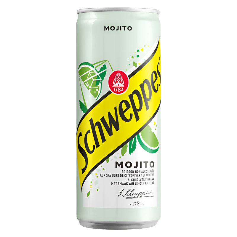 Schweppes Mojito 33 cl Pack de 24 – Boisson Rafraîchissante
