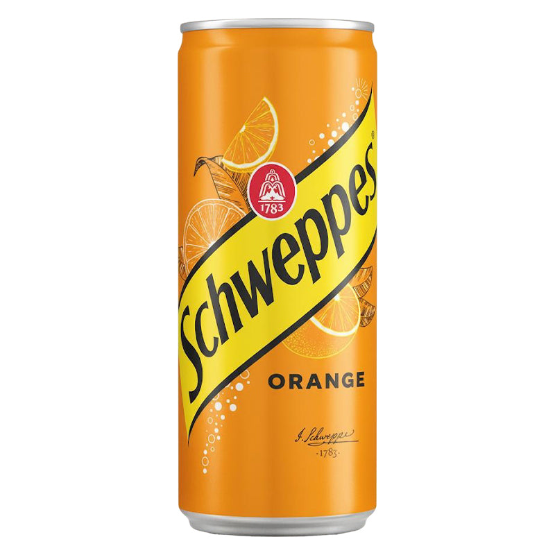 Schweppes Orange 33 cl Pack de 24 – Boisson Rafraîchissante