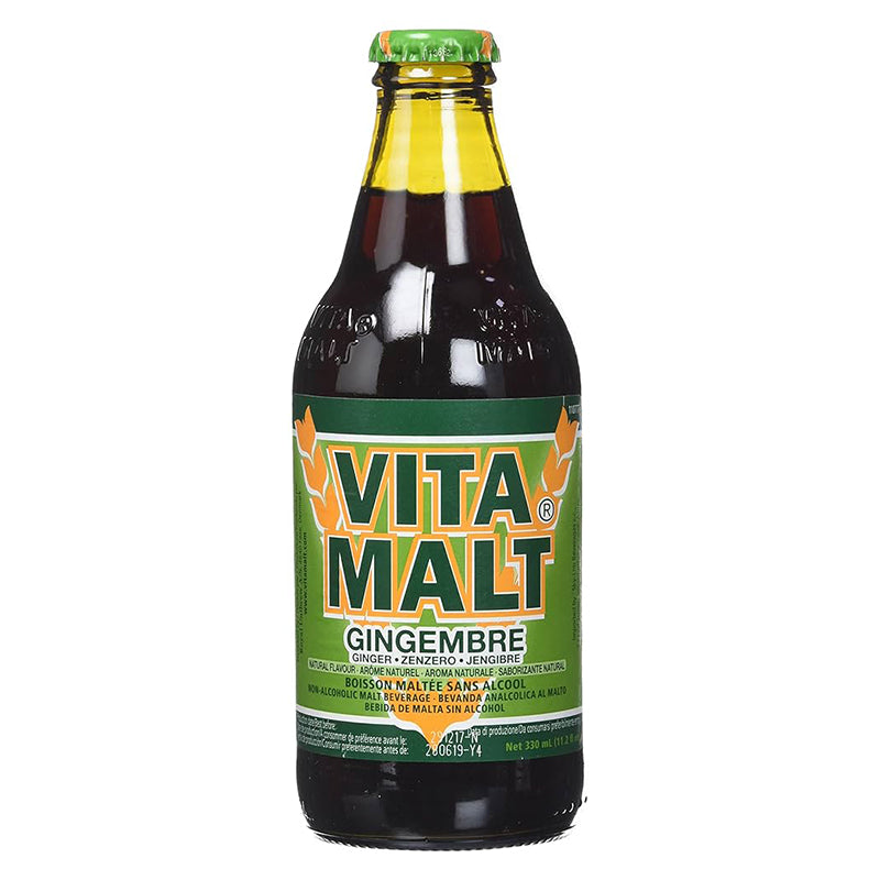 Vitamalt Gingembre Bouteilles 33 cl Pack de 24 – Boisson Maltée