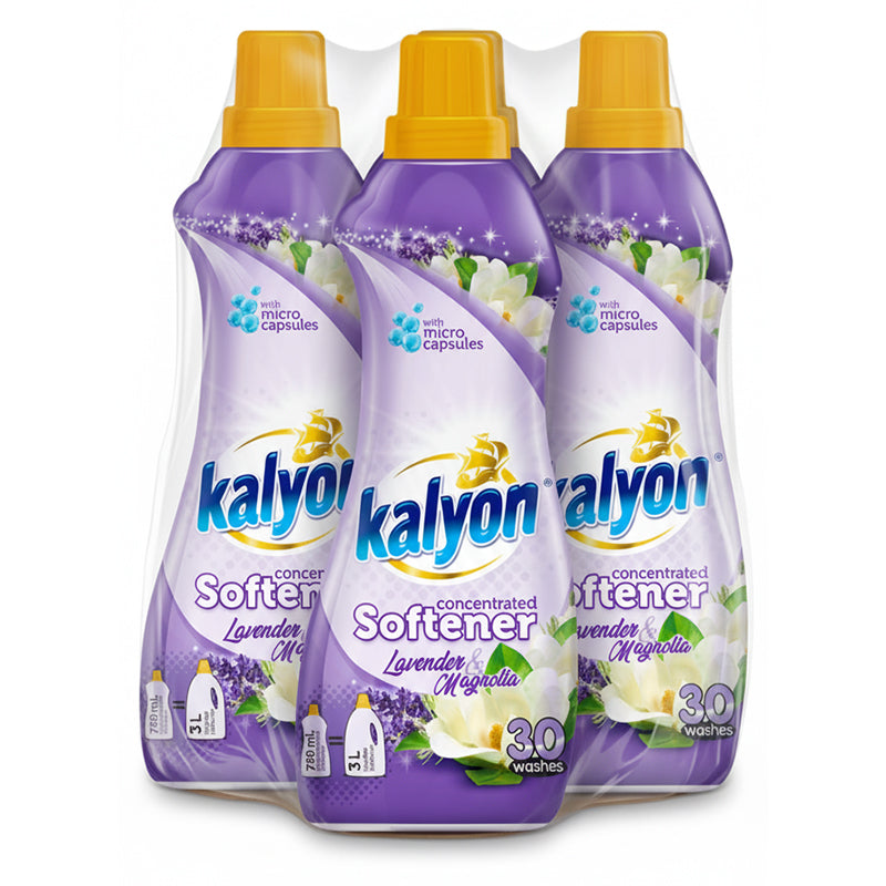 Kalyon Adoucissant Lavande 3L x 4 – Assouplissant Textile