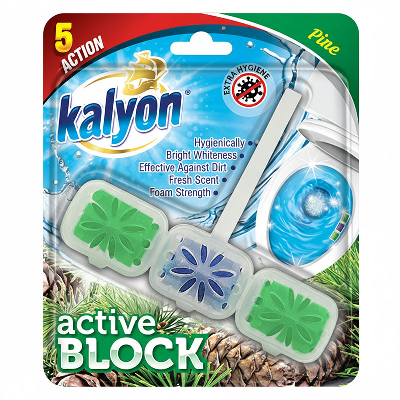 Kalyon Block Active Pin 57g x 12 – Bloc WC Parfumé