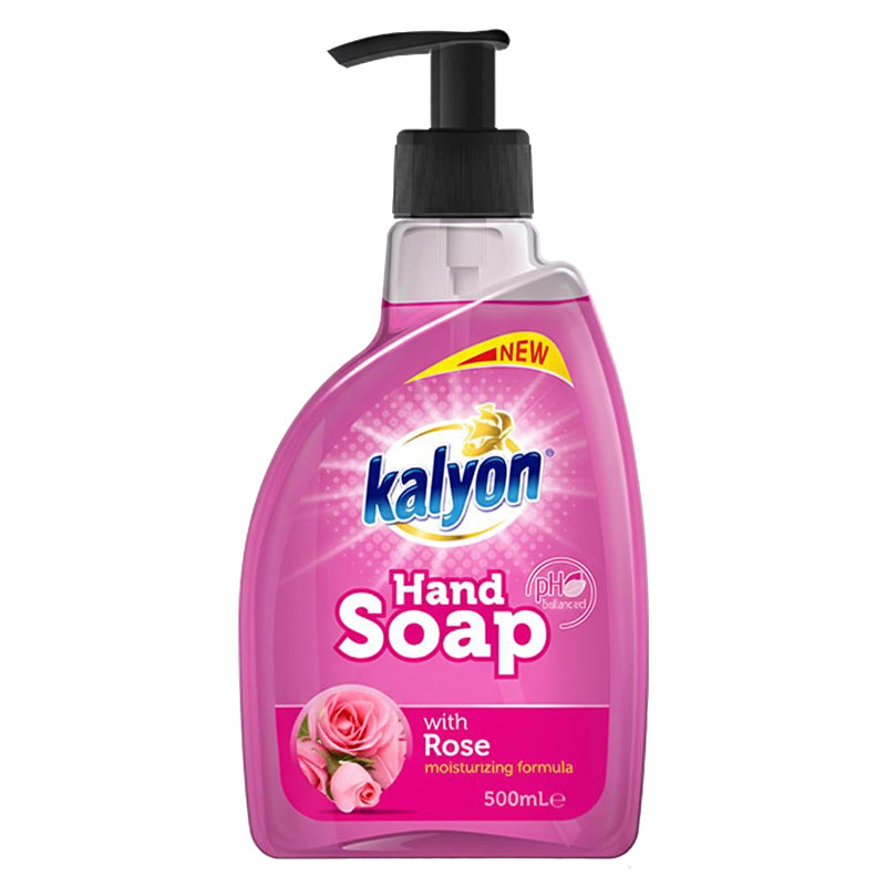 Kalyon Savon Liquide Rose 500ml x 12 – Savon Liquide