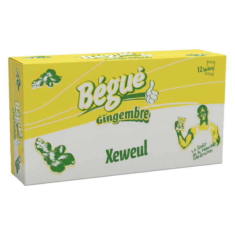 Bégué Gingembre 500g x 12 – Fruits Séchés du Sénégal
