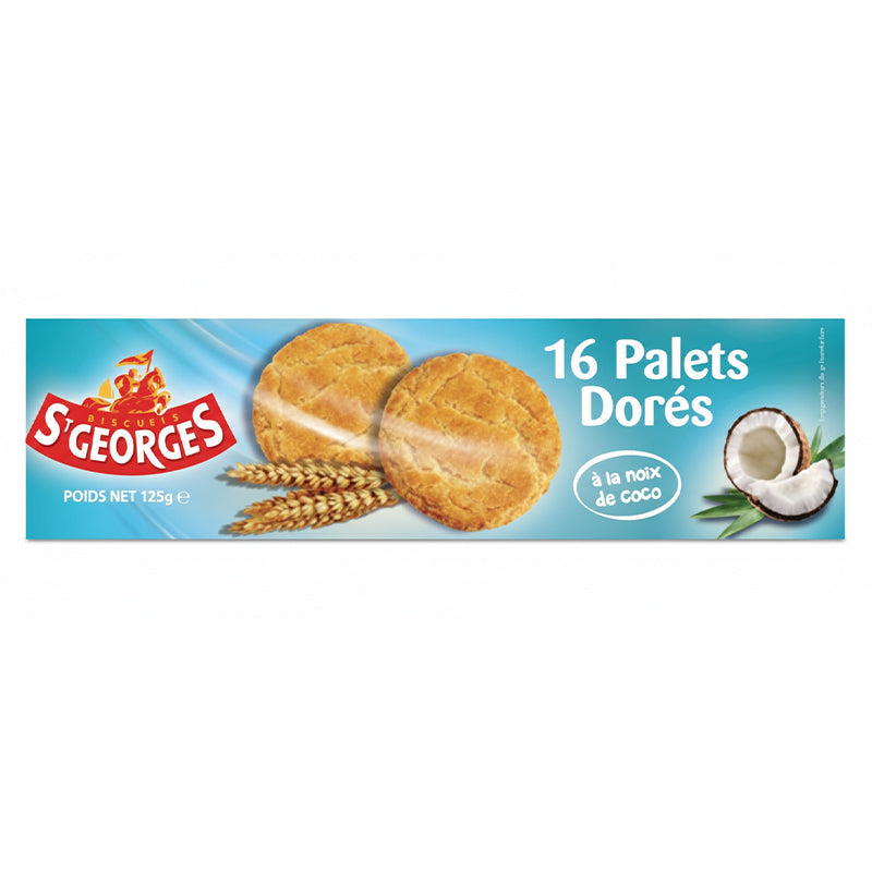 Biscuit St Georges Doré Noix de Coco 125g x 24 – Biscuit