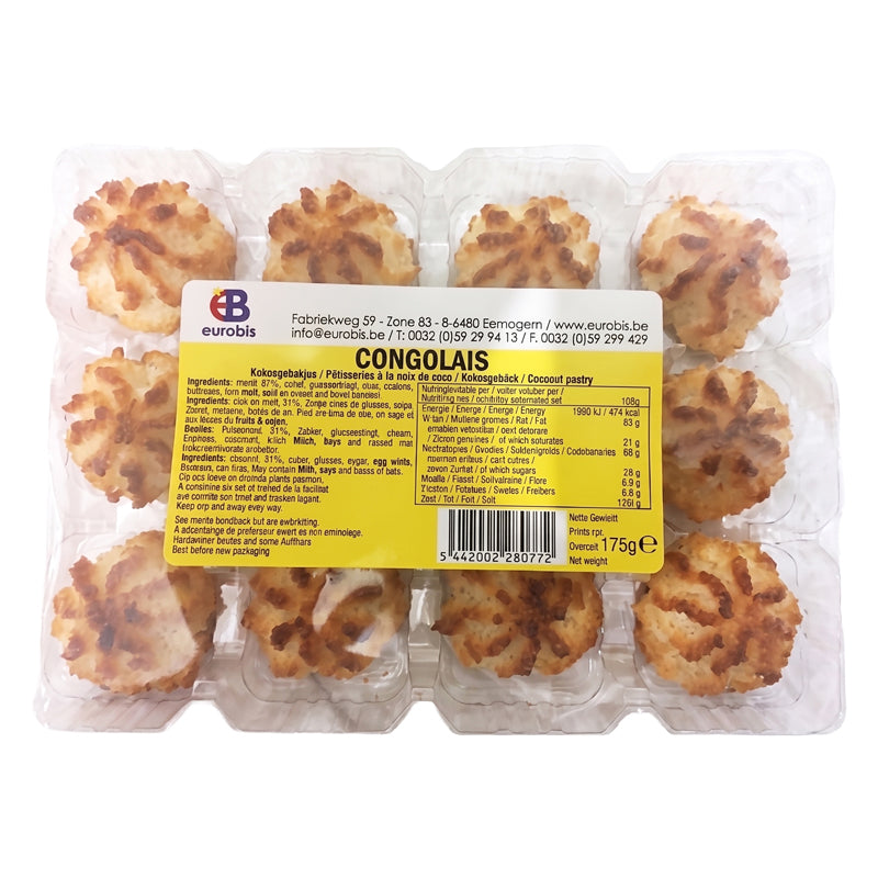 Eurobis Congolais 175g x 18 – Biscuit