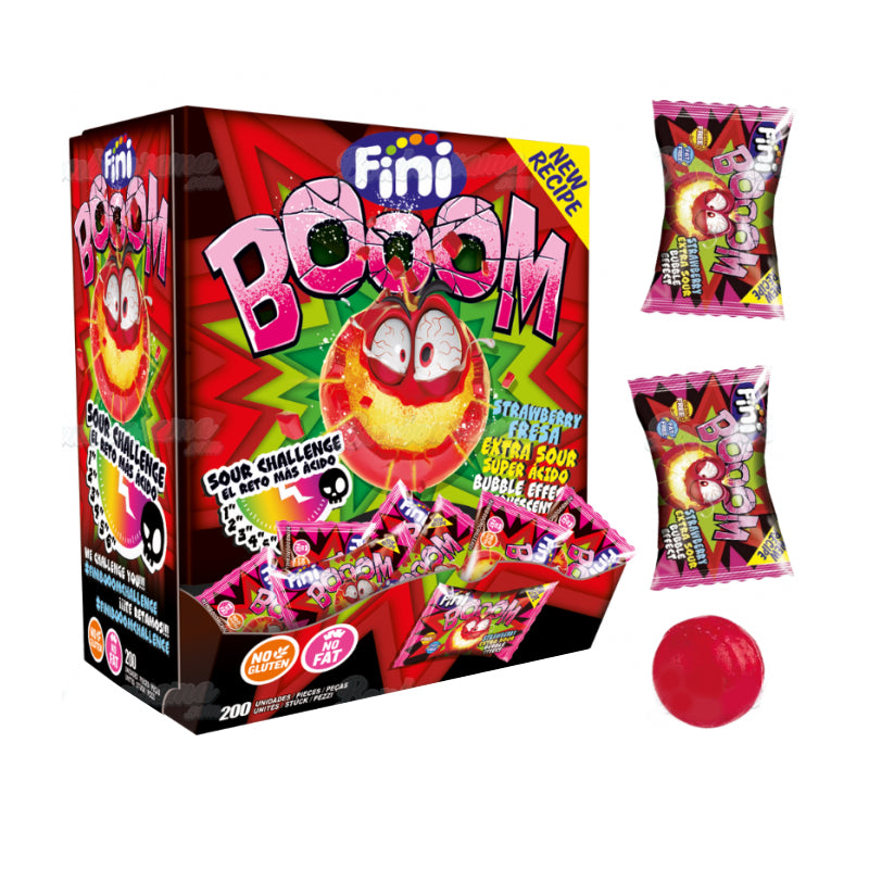 Fini Boom Fraise 200pcs – Confiserie