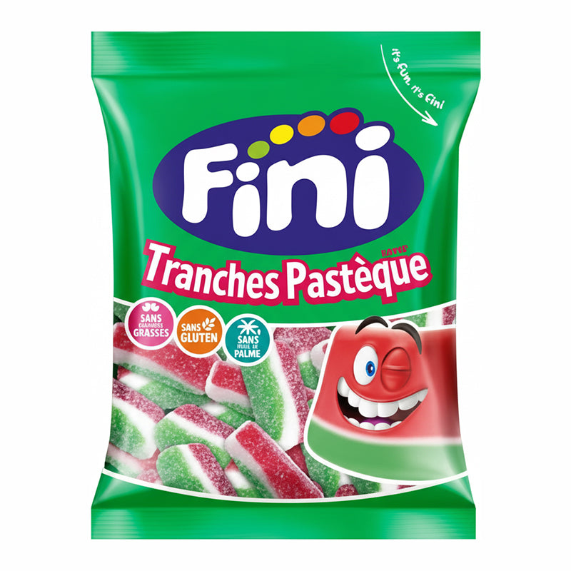 Fini Tranches Pastèque Fizz Halal 90gr x 12 – Confiserie