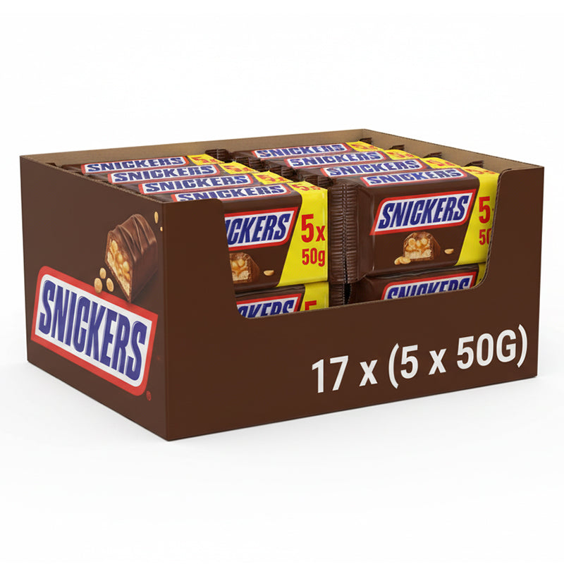 Snickers 5 x 50g x 17 – Chocolat