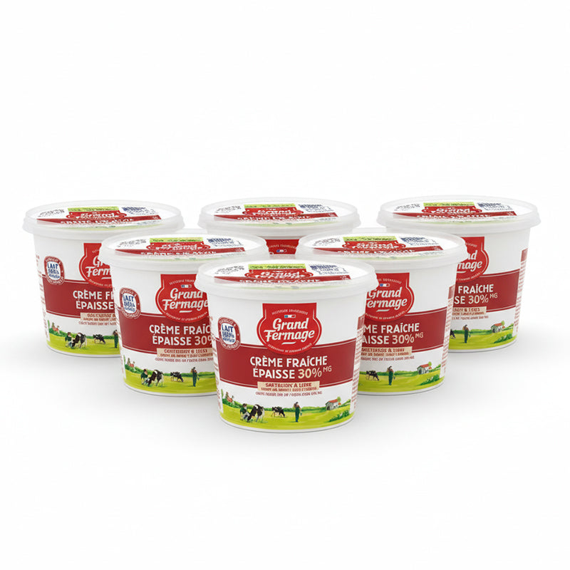 Crème Fraîche 50cl – Pack de 6 Produits Laitiers