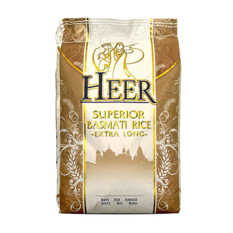 Riz Heer Long Basmati 5kg – Pack de 4 Riz & Céréales