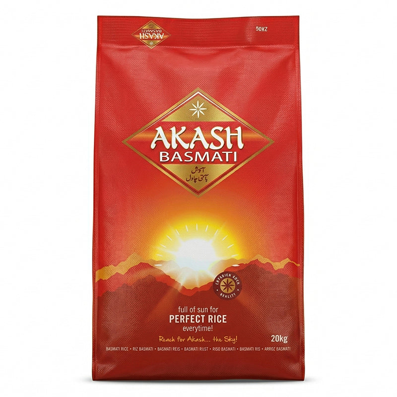 Riz AKASH 20kg – promo, riz long grain de qualité supérieure