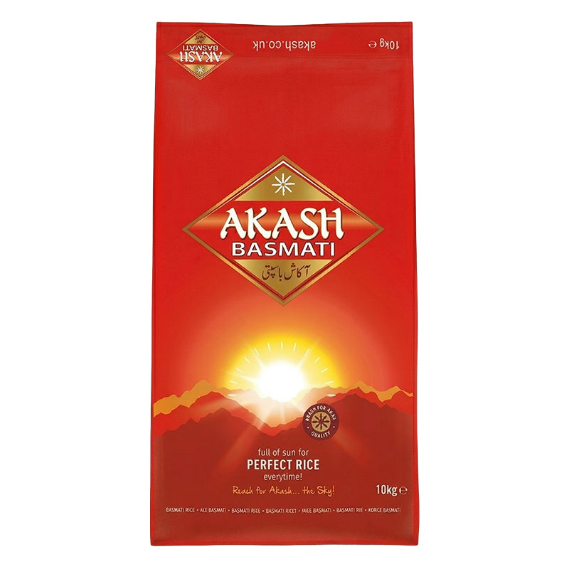 Riz AKASH 10kg – promo, riz basmati long grain de qualité supérieure