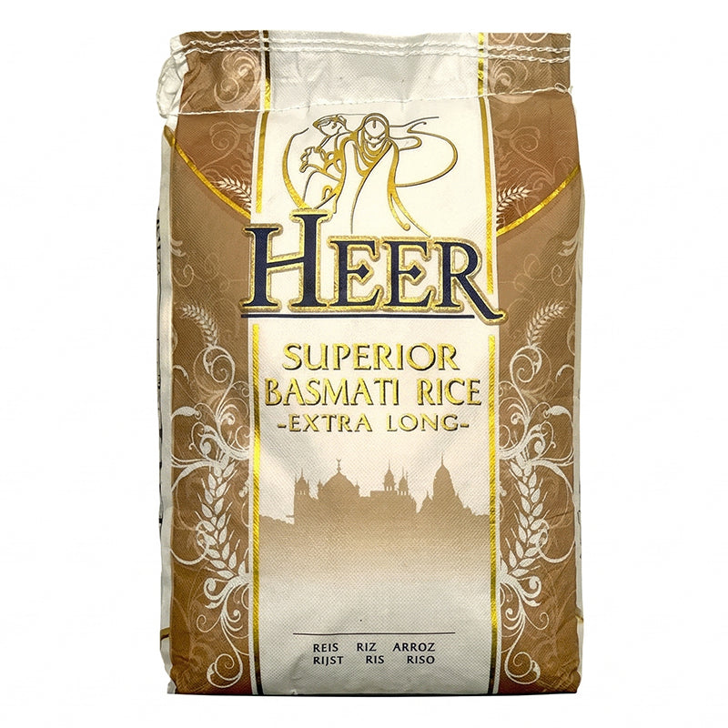 Riz HEER basmati long grain 5kg – riz parfumé de qualité supérieure