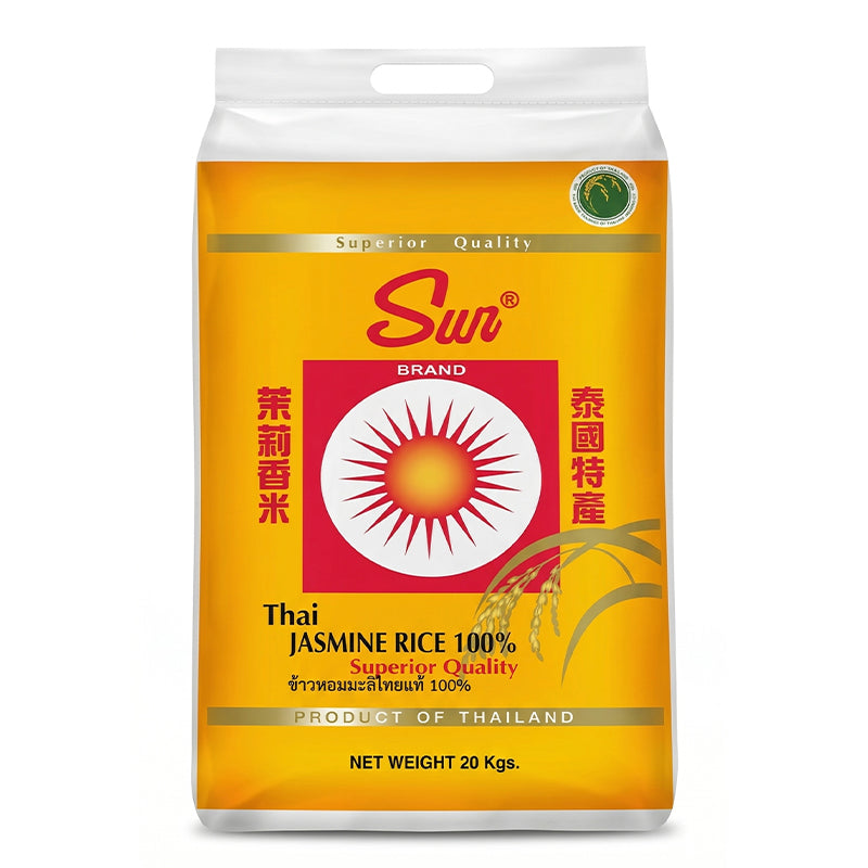 Riz long parfumé extra 20kg SUN BRAND – riz basmati long grain de qualité supérieure