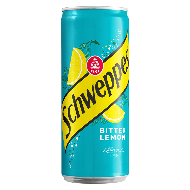 Schweppes Bitter Lemon 33cl x 24 Bouteilles – Pack Promo Boisson Gazeuse Amer