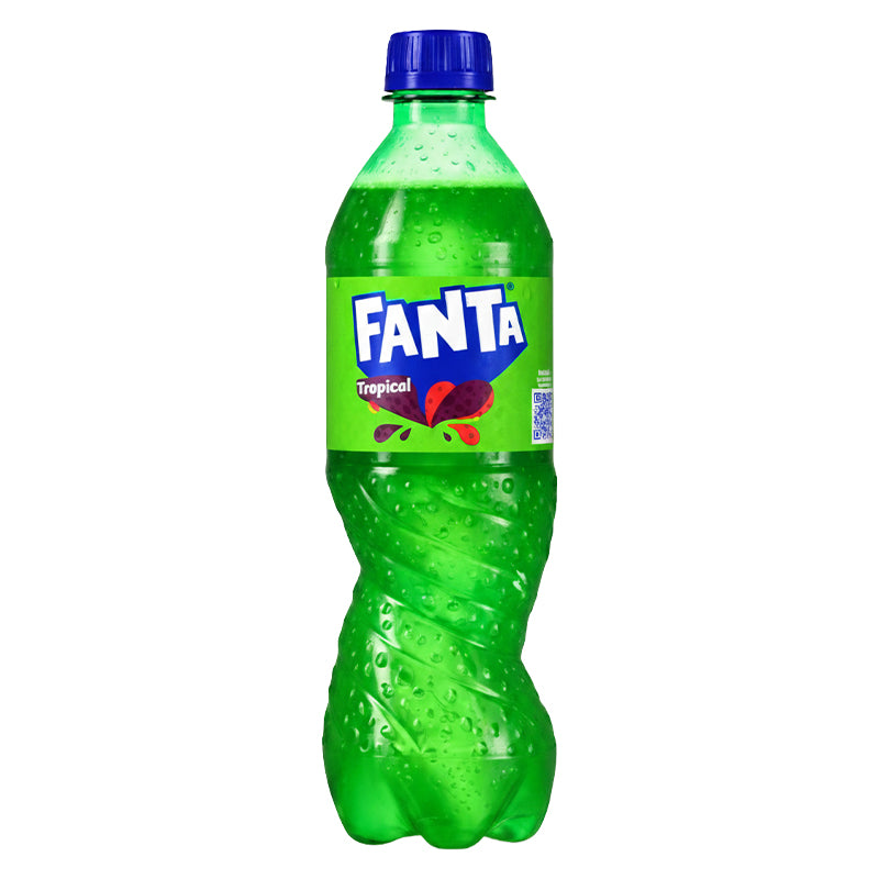 Fanta Tropical Vert – Pack de 12 x 50cl, Boisson Gazeuse Fruitée