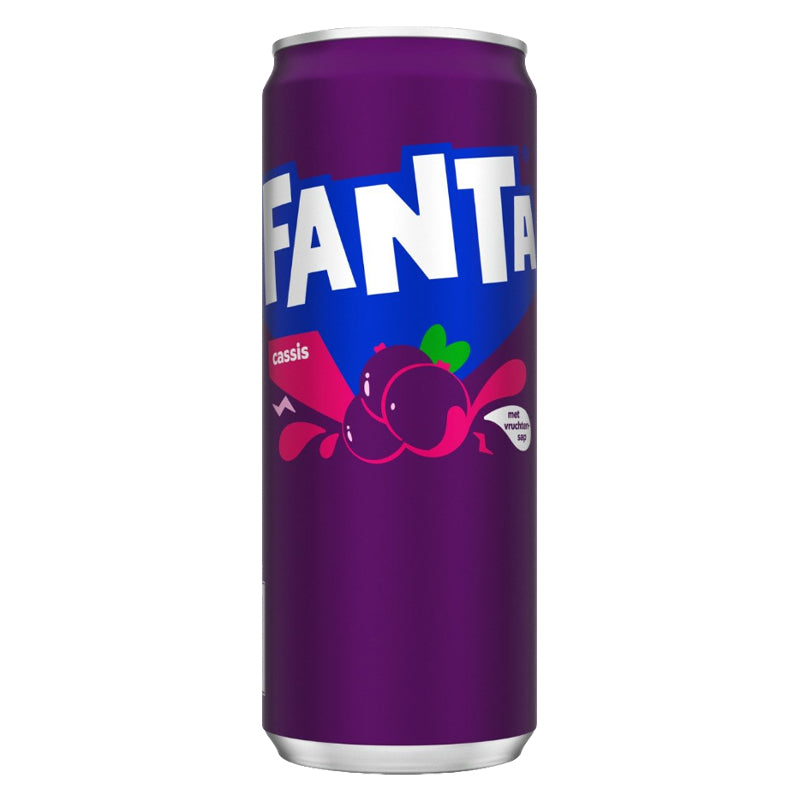 Fanta Cassis – Pack de 24 x 33cl, Boisson Gazeuse Fruitée