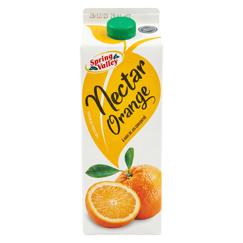 Spring Valley Orange Nectar – Pack de 6 x 2L, Nectar de Fruits