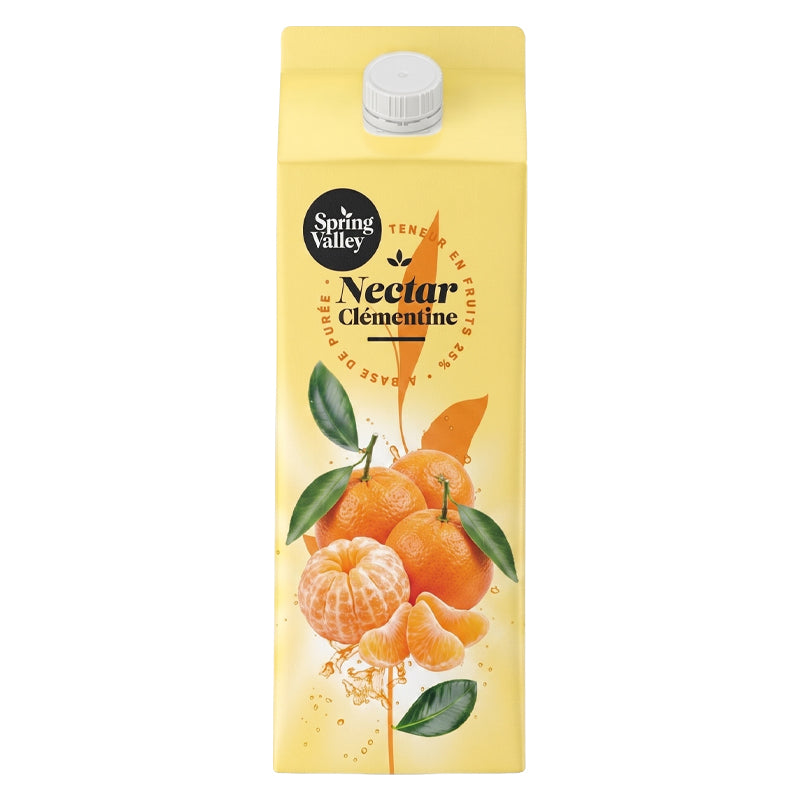 Spring Valley Clementine – Pack of 6 x 1L, Fruit Juice