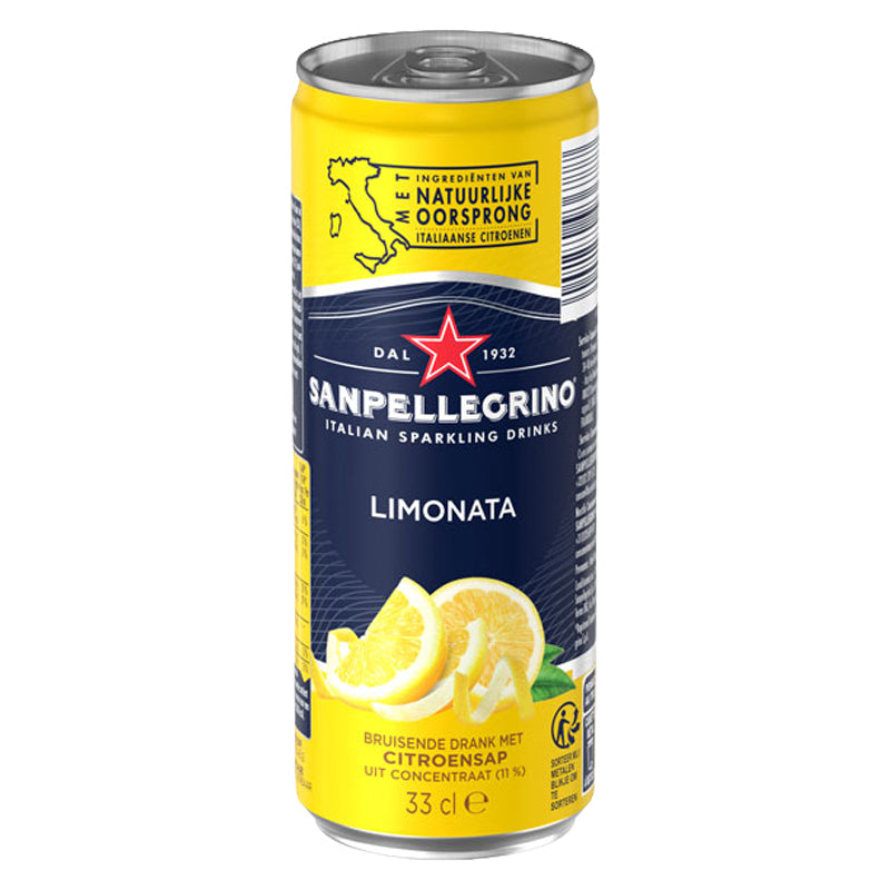 San Pellegrino Limonata – Pack de 24 x 33cl, Boisson Gazeuse aux Agrumes