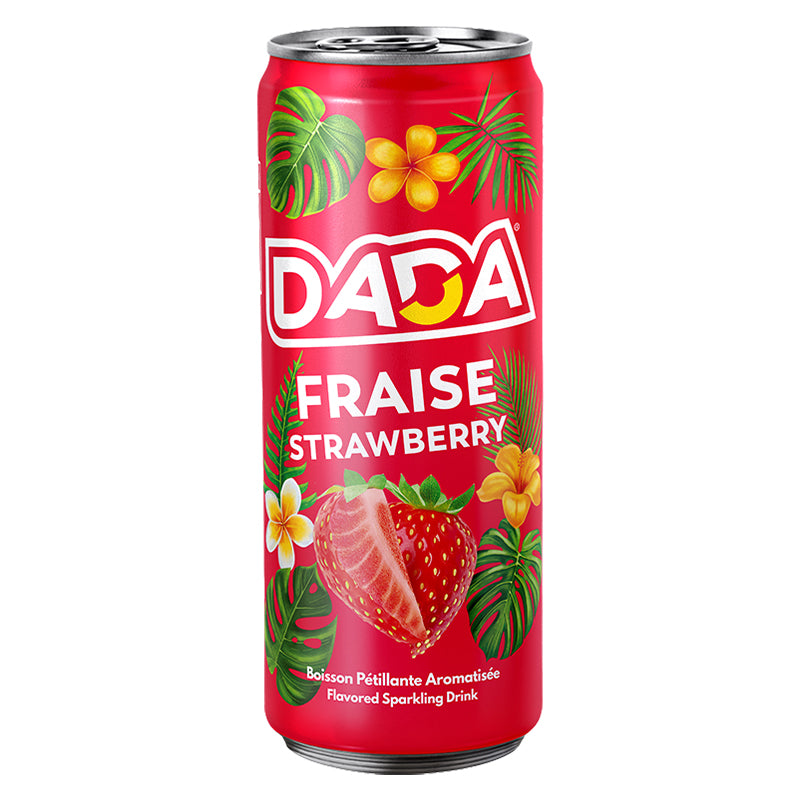 Dada Fraise Slim FR – Pack de 24 x 33cl, Boisson aux Fruits