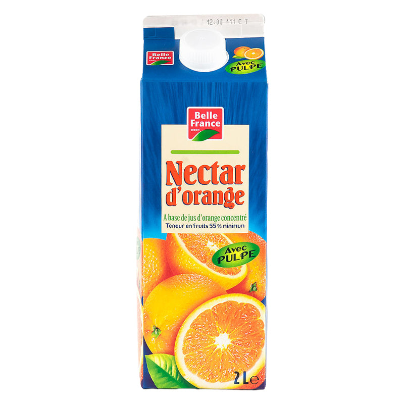 Orange Nectar – Pack of 6 x 2L BF BRIK, Fruit Juice