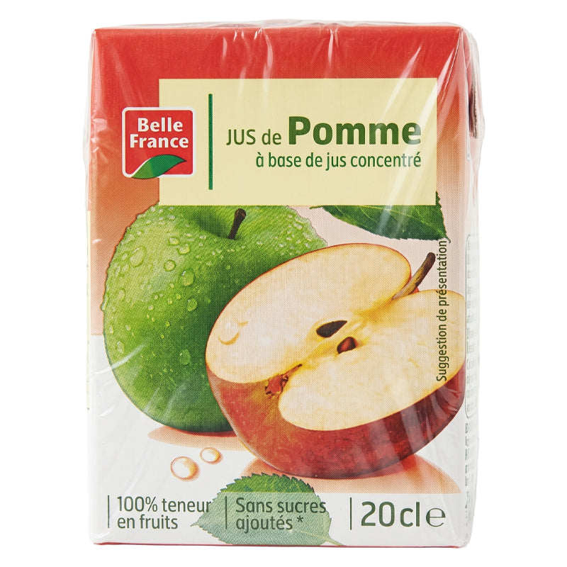 Apple Juice – Pack of 4 x 6 x 20cl BF BRIK, Fruit Juice
