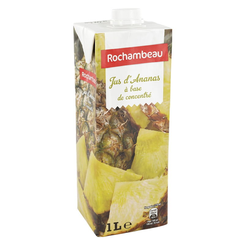 Jus ABC Ananas – Pack de 6 x 1L BRIK Rochambeau, Jus de Fruits