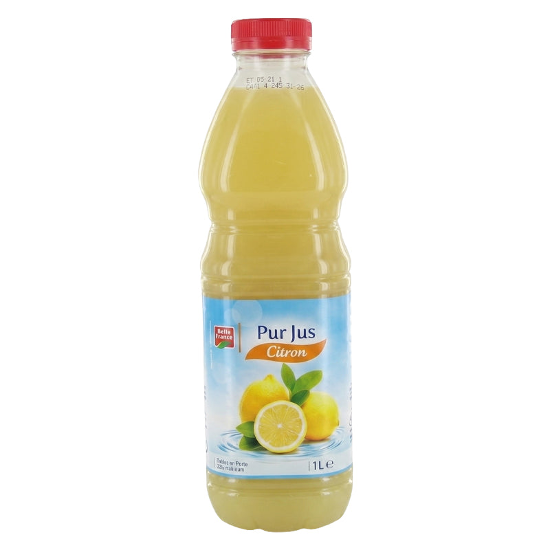 Pure Lemon Juice – 6 x 1L Pack BF, Fruit Juice