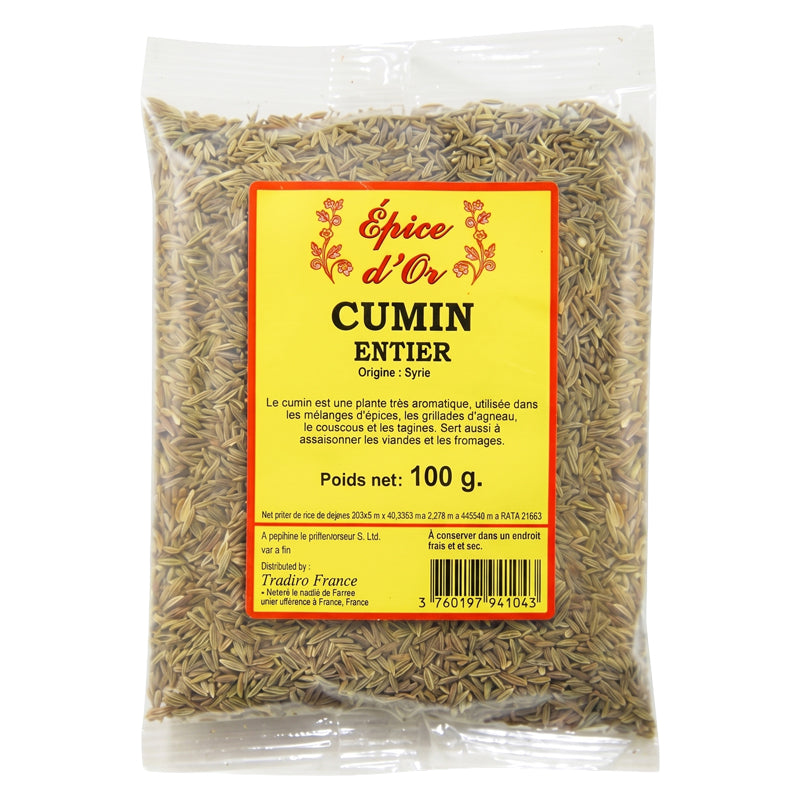 Whole Cumin (Seeds) 100g x 20 Pack – Authentic Bulk Cooking Spice