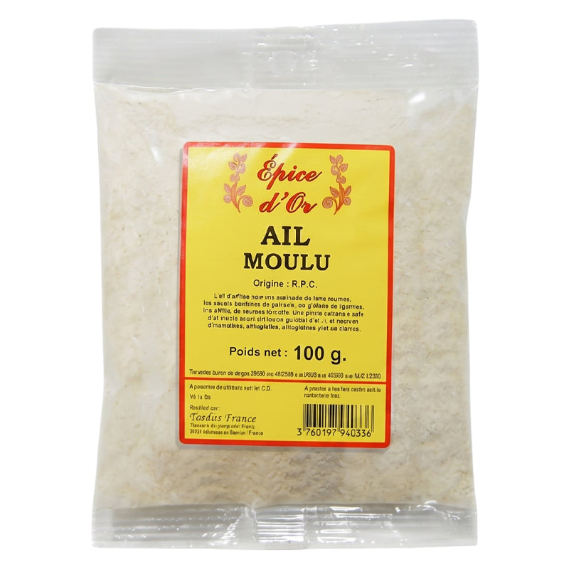 Ail en Poudre 100g x 15 Pack – Ail Séché Moulu Fin en Gros