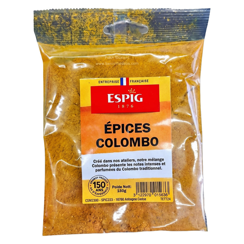Epice d'Or Épices Colombo 100g x 20 Pack – Mélange d'Épices Antillais Premium