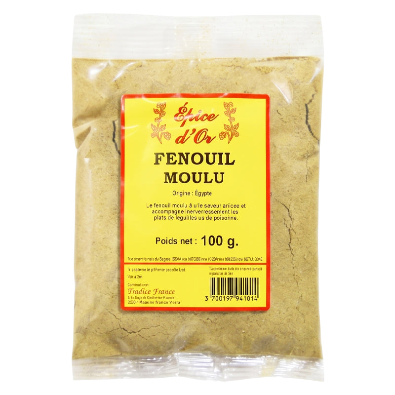 Fennel Powder 100g x 20 Pack – High-Quality Ground Fennel Spice