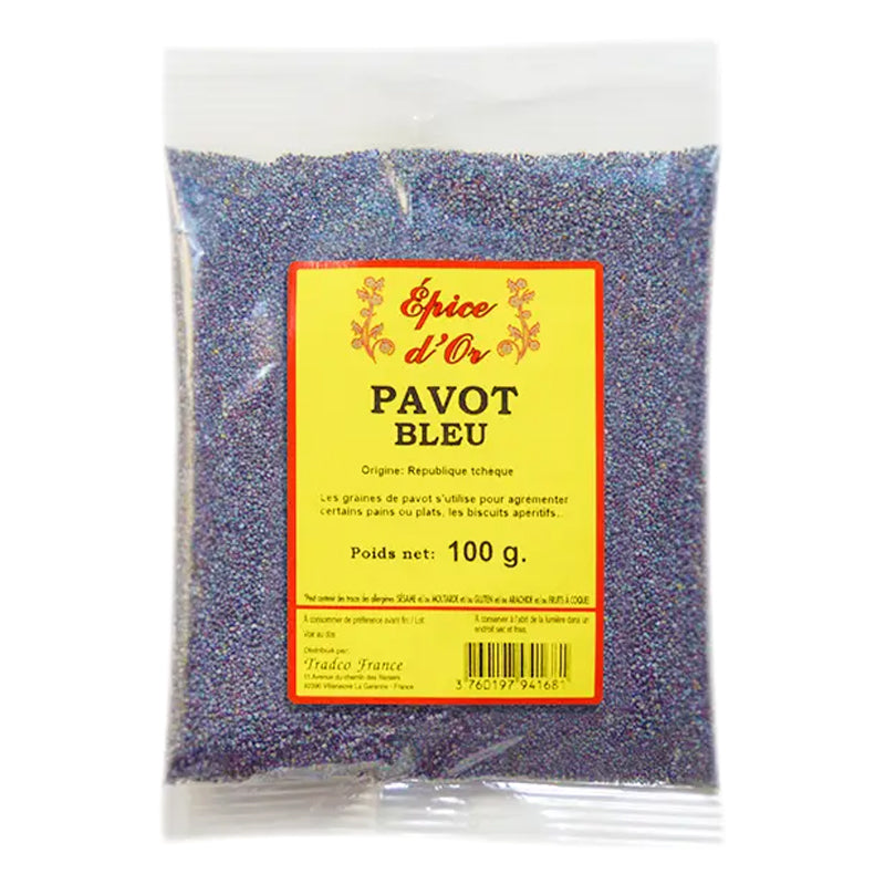 Pavot Bleu (Graines) 100g x 20 Pack – Graines de Pavot Bleu de Qualité Premium